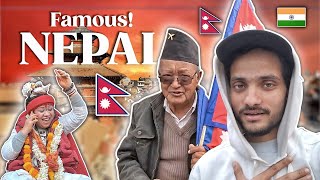 Nepali Man - I found the famous person of Durbar Square! Kathmandu Basantpur | Ha Bhaiya Vlogs