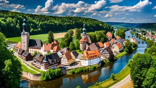 🏰HIDDEN GEM in GERMANY: the Charm of Monschau, 4K, Walking Tour