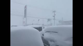 岩手県　奥州市　水沢　大雪