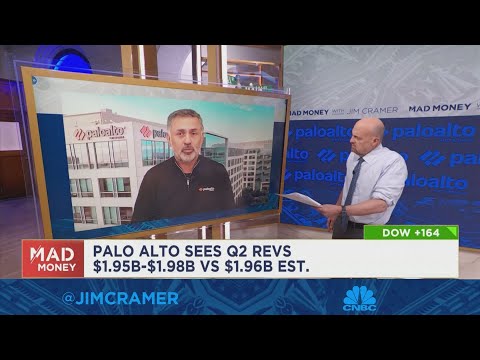 Palo Alto Networks CEO Nikesh Arora talks Q1 results with Jim Cramer