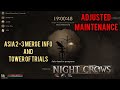 NIGHTCROWS MERGE NA! + TOWER OF TRIALS ADJUSTED MAINTENANCE