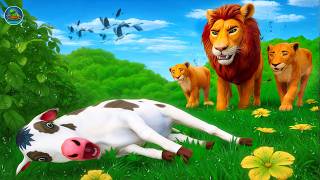 Cow Rescue Mission: Simba vs Scar Lion Battle! Animal Rescue s | Animal Battles