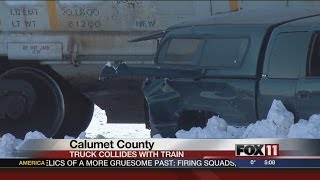 Truck Collides With Train In Calumet County
