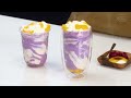 it s purple fever with this ube u0026 taro combo how to make ube taro yogurt smoothie top creamery