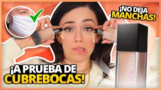 MAQUILLAJE QUE NO MANCHA EL CUBREBOCAS, LO PONEMOS A PRUEBA A VER SI ES CIERTO!