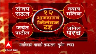 Maharashtra 12  MLA: अधिकाराच्या मुद्दयावरुन संघर्ष होणार, महाविकास आघाडी सरकारला 'सुप्रीम' दणका ABP