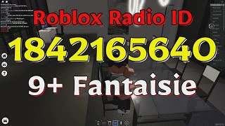 Fantaisie Roblox Radio Codes/IDs