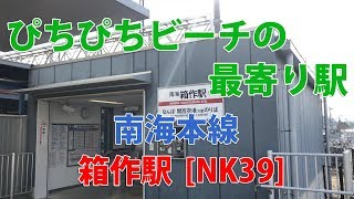 【駅訪問】南海本線 箱作駅前と駅構内 [NK39]