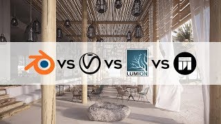 Guess the Best Renderer? Vray vs Lumion vs Twinmotion vs Blender Cycles