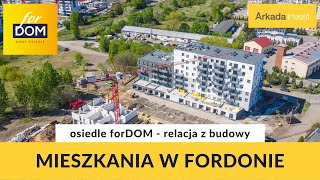 Relacja z budowy osiedla forDOM - Fordon, ul. Produkcyjna, Bydgoszcz [maj 2022]