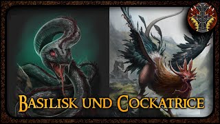 Der Basilisk und der Cockatrice --- Mythische Wesen