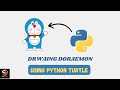Create Stunning Doraemon Art with Python Turtle || Python Turtle Drawing