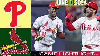 St.Louis Cardinals vs. Philadelphia Phillies (06/02/24) GAME HIGHLIGHTS | MLB Season 2024