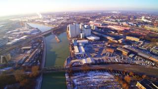 Münster - Hafen-Umgebung inkl. MS Günther (UHD) - Januar 2017