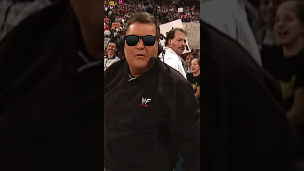 Paul Heyman tries to attack Jim Ross and gets beaten up and trashtalked  #wwe #wrestlingmemes