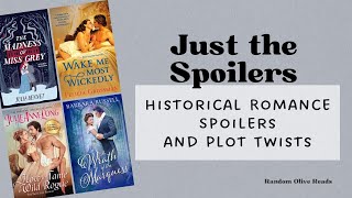 Spoiler Alert: Plot Twists I Didn't See Coming in Historical Romance Books / April 2024 Edition