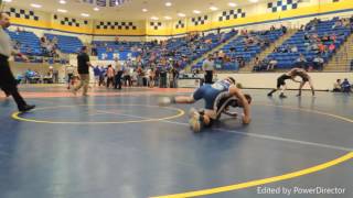 Noah Smith  Wrestling 12-31-16 Pryor Tournament