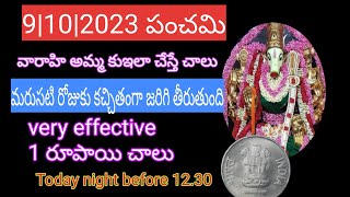 పంచమితిథి|వారాహి అమ్మ కు ఇలా చేస్తే చాలు#todaynight  before 12.30@jaichandi