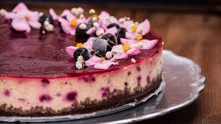 🍇KENDİNİZİ MUTLU EDİN🍇YABAN MERSİNLİ CHEESECAKE  TARİFİ🍇