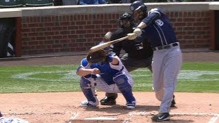 SD@CHC: Kemp's two-run shot is first Padres homer