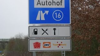 Autohof.(Автохоф). Платные, охраняемые паркинги в Европе, Германия. (№58)