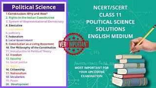 Class 11 Political Science Notes | HS 1st Year Political Science Question Answer