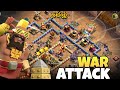 Twin Hogs Riders Attack!!Th16 War attack strategy- Clash Of Clans tamil