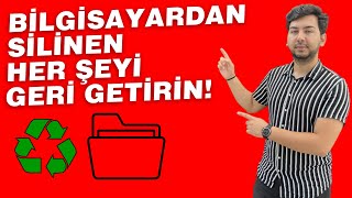 Silinen Dosyaları Geri Getirme ( Bilgisayardan Silinen Her şeyi Kurtarma )