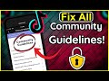 How To Solve Tiktok Community Guidelines Violation Problem | Remove Tiktok Strike Quickly 2023