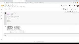 Python Shorts - @ operator for matrix multiplication in Numpy and PyTorch