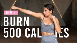 BURN 500 CALORIES with this 20 Minute Cardio Workout | HIIT Workout At Home
