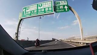 車載動画　外環自動車道和光北入口から東関道湾岸習志野出口まで