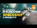 Creating a Spaceship Animation in Blender 5.0 | Polygon Runway