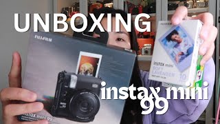 Unboxing the FUJIFILM Instax Mini 99 and taking test photos | eng/viet subs