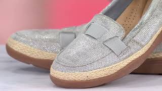 Clarks Collection Leather Slip-Ons -Elaina Echo on QVC