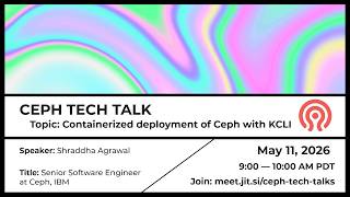 Containerized deployment of Ceph with KCLI