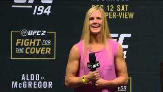 Holly Holm Q\u0026A - Can't Take My Eyes Off of You