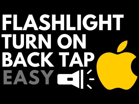 Turn on iPhone Flashlight with Back Tap – iPhone Shortcut Tutorial