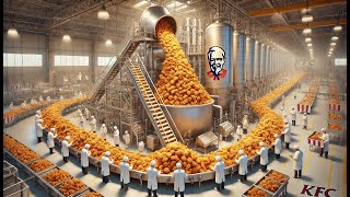 How KFC’s Golden Crispy Tenders Are Made | Behind process