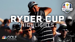 Ryder Cup 2023 match highlights: Rahm/Hojgaard tie Scheffler/Koepka | Golf Channel