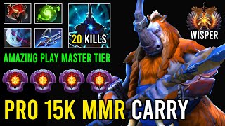 Pro Show How He Play Magnus Like a Master Tier Carry with Amazing Play Epic 15K MMR Wisper Dota 2