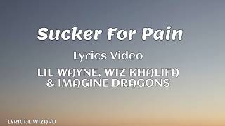 Lil Wayne, Wiz Khalifa & Imagine Dragons - Sucker for Pain ( Lyrics Video ) #hiphop #lyrics #rap