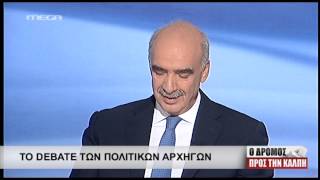 Debate πολιτικών αρχηγών: Μεϊμαράκης για debate χωρίς ενδιαφέρον