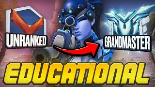 Educational Unranked To GM1 Widowmaker | By Rank 1 Widowmaker (85% win rate)