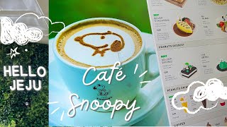 Café Snoopy at Snoopy Garden in Jeju Island, South Korea  #café #seoulcafe #seoul #cafe