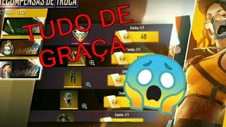 GARENA SURTOU!!😱DEU TUDO DE GRAÇA!!