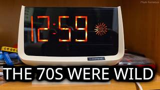 This 1970s "Digital" Clock Has No Electronics Inside