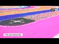 watch gigantic 5000 square feet rangoli prepared in vadodara for diwali