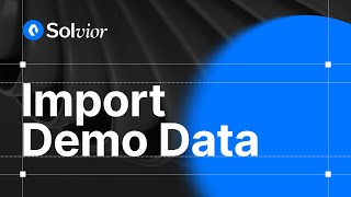 How to Import Demo Content in Solvior | One-Click Demo Import