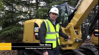 Cat 308E2 - Swing boom design